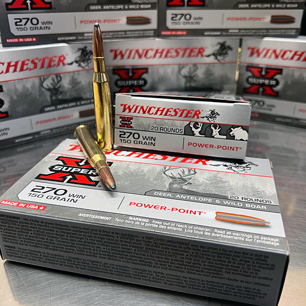 Winchester Super X 270 WIN 150 gr. POWER POINT 20 rnd/box